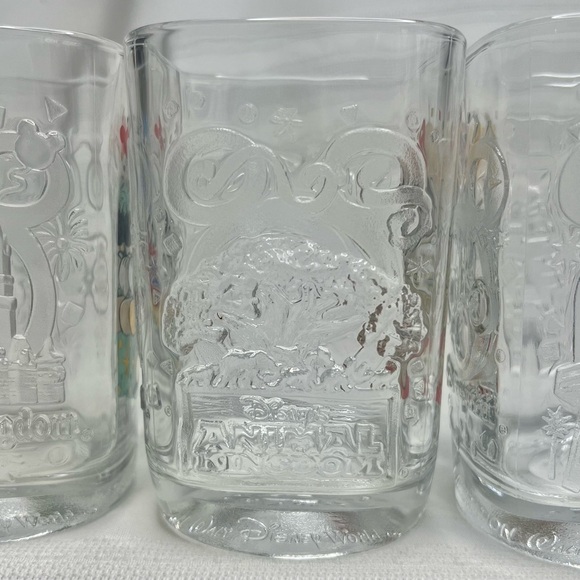 Disney McDonald’s Glasses FOUR PARKS 
Celebration 2000 Set‎ of 5 EUC - Picture 6 of 14